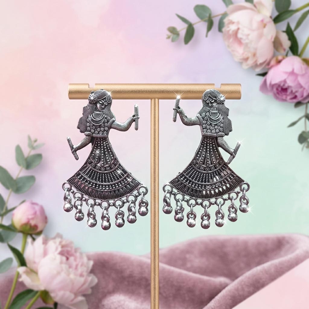Ethnic Dancer Drop Earrings
