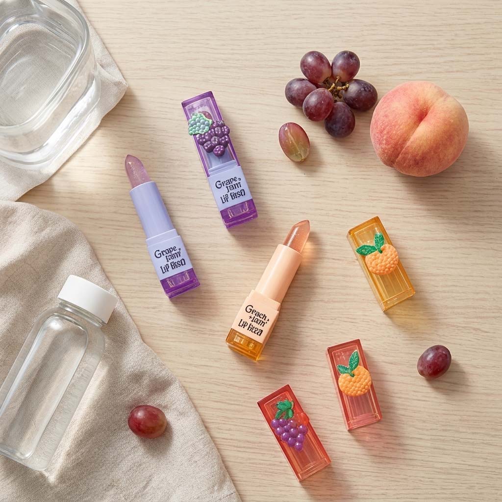 Premium Lip Balm Fragrance with Multiple Fruits Random Pack of 6