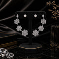 Luxury American Diamond Floral Crystal Ear Cuff