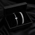 Luxury Crystal Adjustable Bracelet 2 Piece Combo