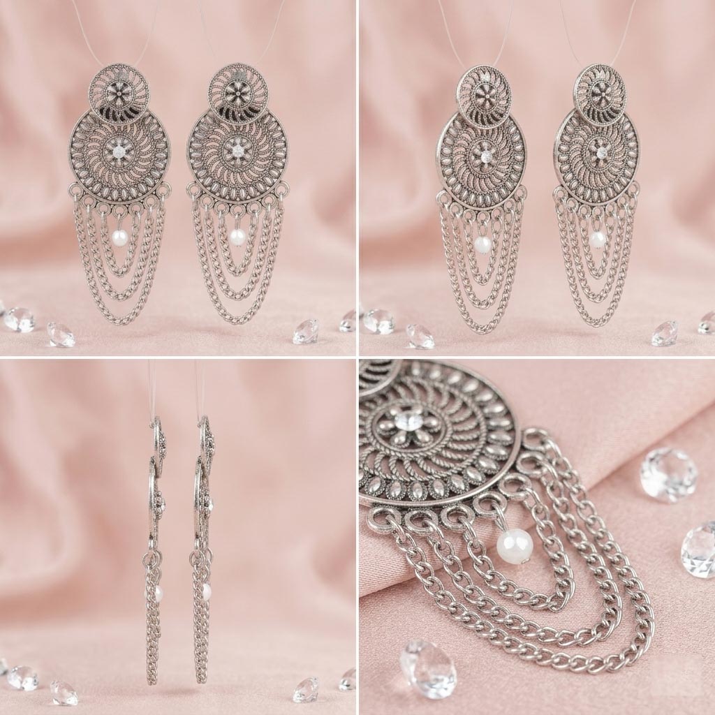 Mandala Dangle Earrings
