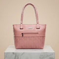 Pink tote shoulder Handbag For Females