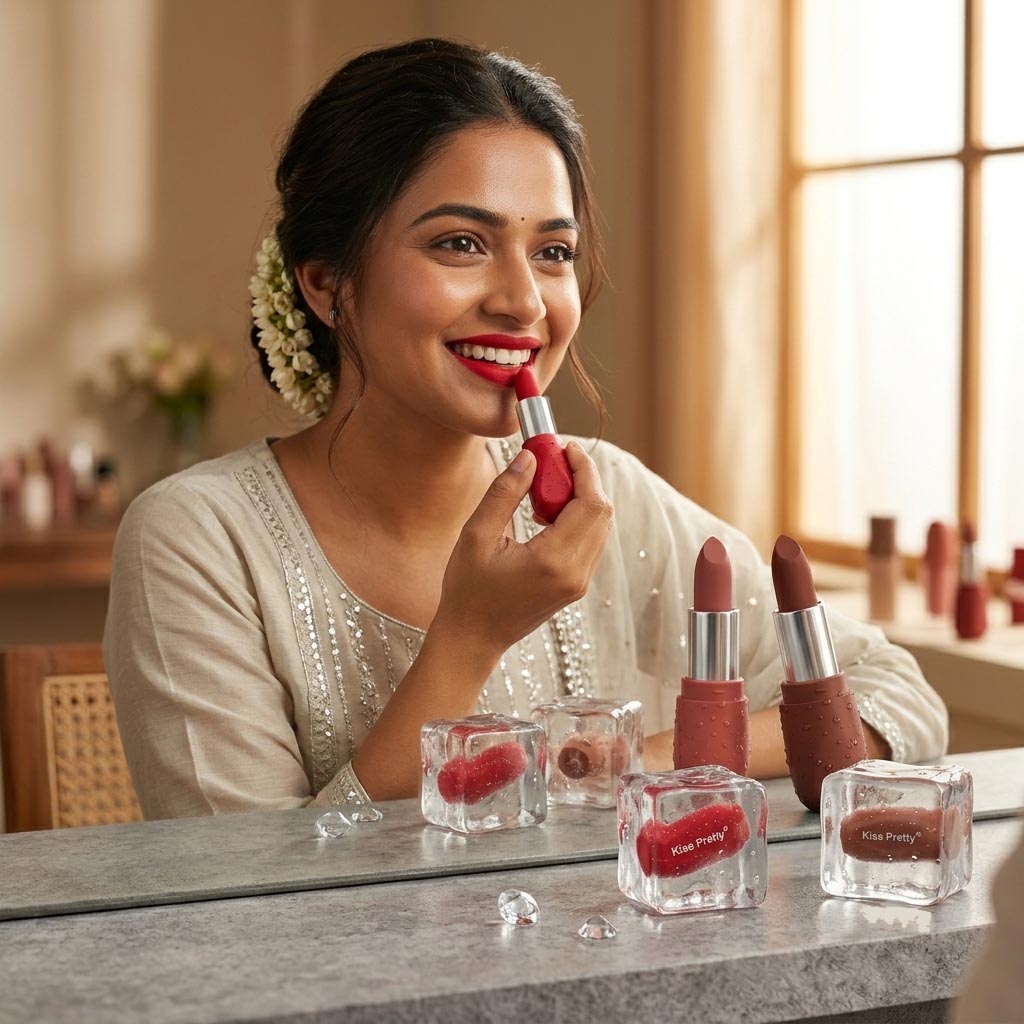 Trio Velvet Matte Lipstick Pack Set of 3 lipsticks