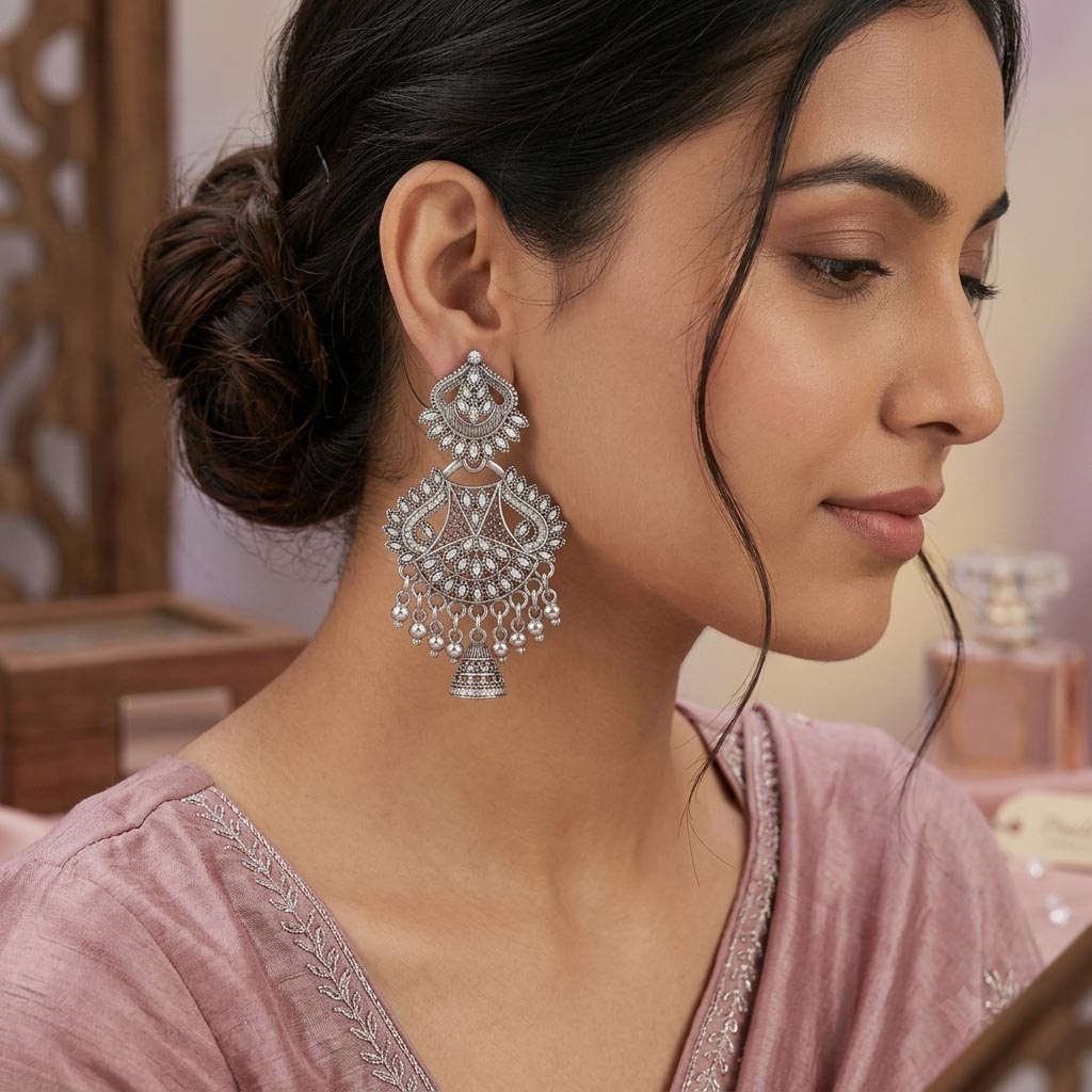 Vintage Style Bell Drop Earrings