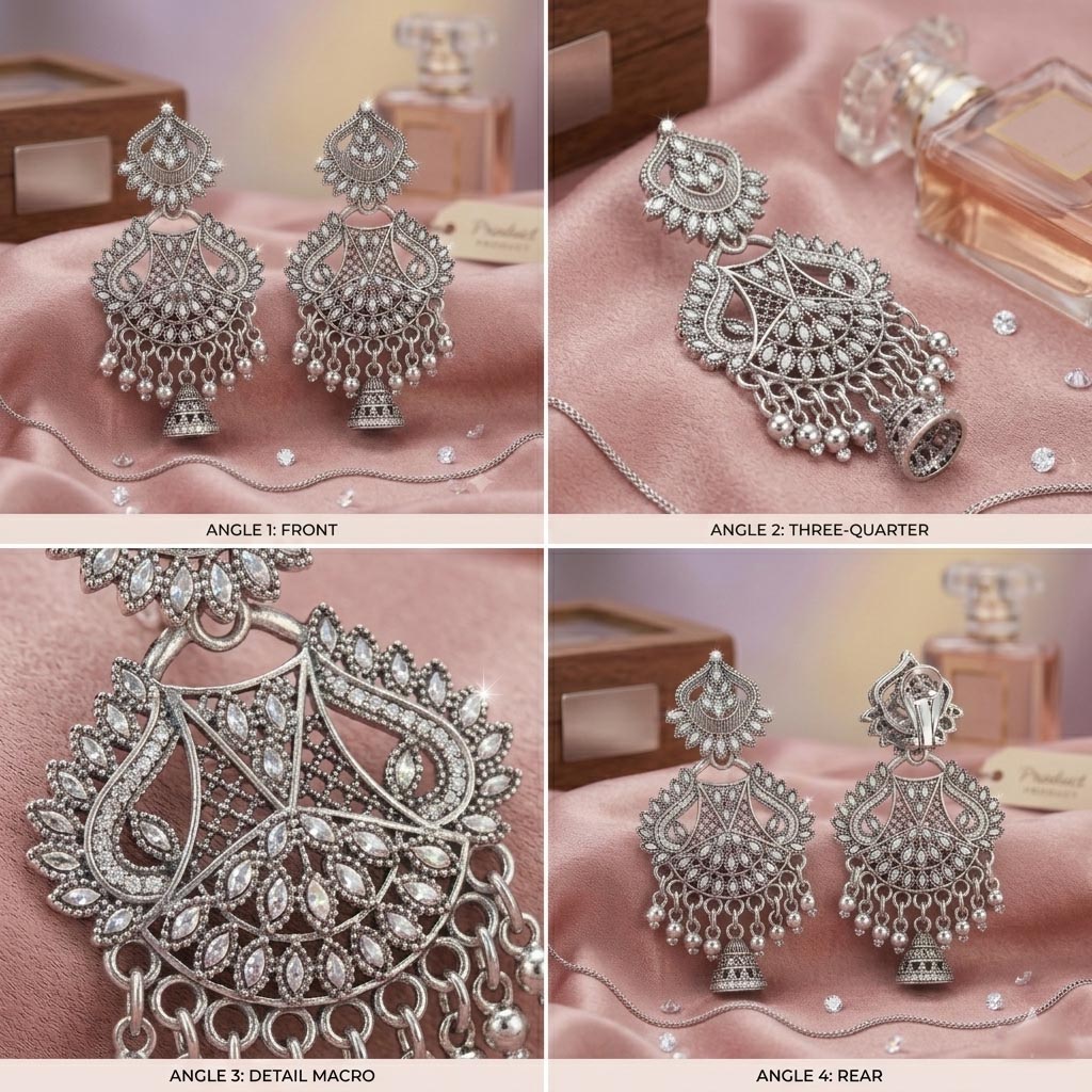 Vintage Style Bell Drop Earrings