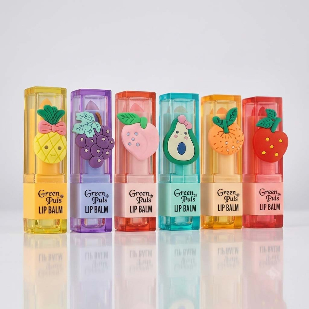 Premium Lip Balm Fragrance with Multiple Fruits Random Pack of 6