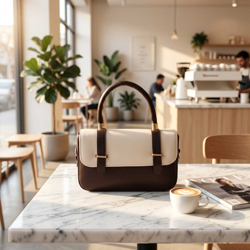 Two-Tone Handbag