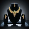 Emerald & Diamond Bridal Jewelry Set