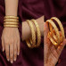 Gold Finish Bangles